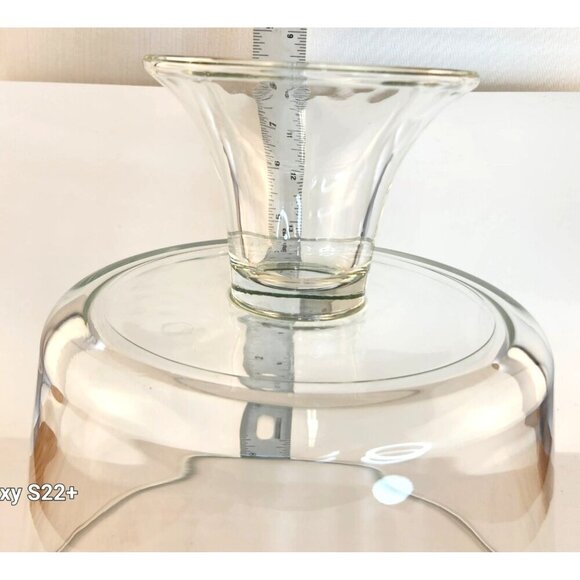 Anchor Hocking Presence Clear Glass Trifle Dish Pedestal Footed Bowl  8.5" Tall - Picture 5 of 8